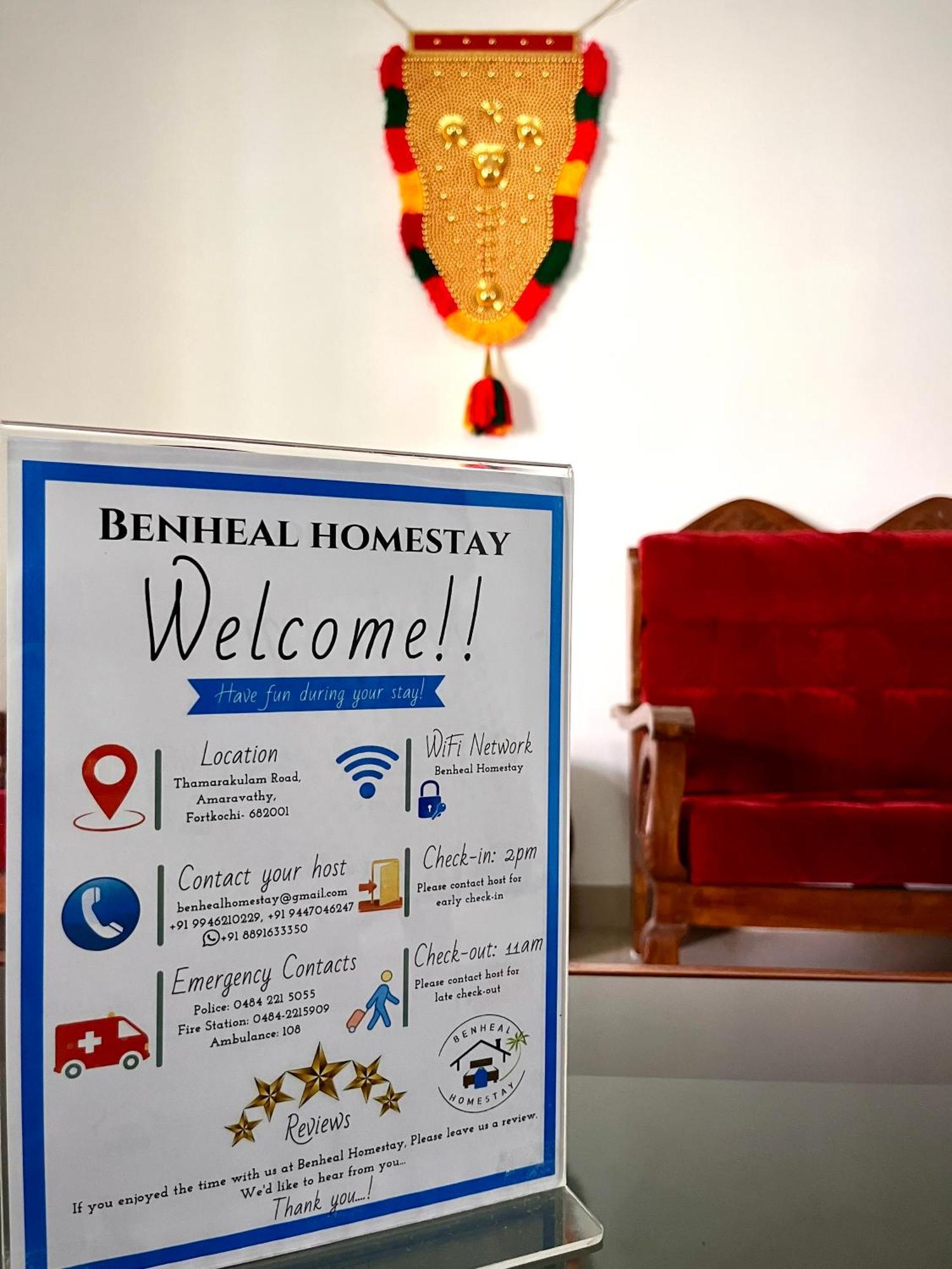 Benheal Homestay Kochi Exterior foto